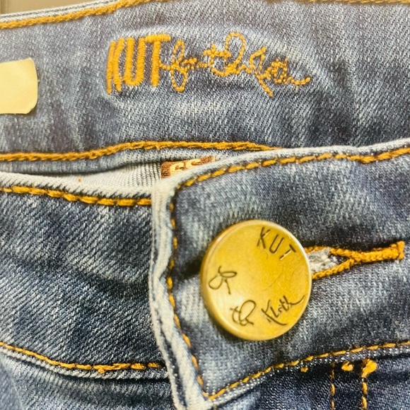 Kut from the Kloth Dark blue Wash toothpick Skinny ankle Jeans womens 6 S - Picture 5 of 11